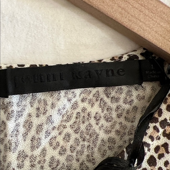 NWT Jenni Kayne Tee Shirt Dress Leopard Size Large - Picture 8 of 11